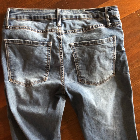 Denim Blue Jean Mid Rise Flare US size 6 - Picture 4 of 4